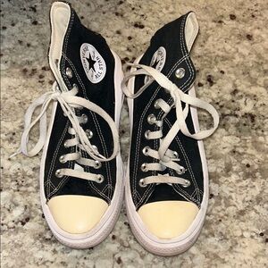 Converse Black and White High-Tops